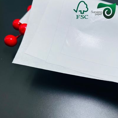FSC 100gsm 120gsm Natural White Kraft Paper 1200mm Width For Grocery Shopping Bags