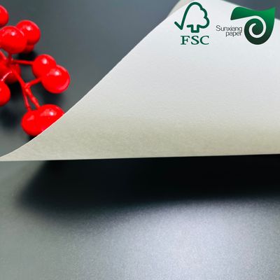 FSC 325gsm Uniform White Coated Kraft Back Paper 70 100cm For Bread Packaging