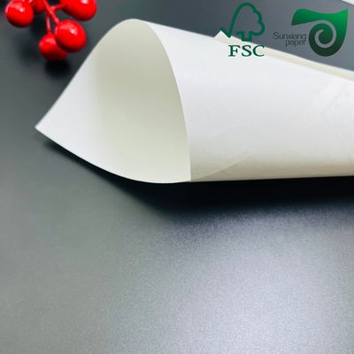 FSC 100gsm 120gsm Natural White Kraft Paper 1200mm Width For Grocery Shopping Bags