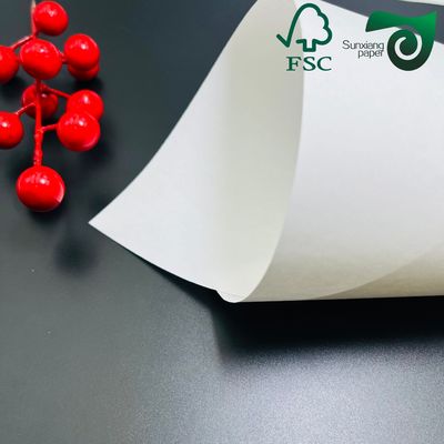 FSC 325gsm Uniform White Coated Kraft Back Paper 70 100cm For Bread Packaging