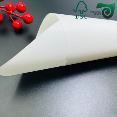 FSC 325gsm Uniform White Coated Kraft Back Paper 70 100cm For Bread Packaging