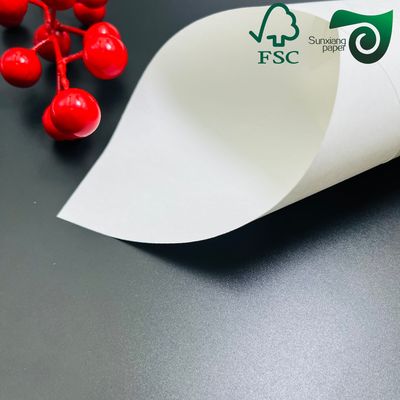 Custom Disposable Kraft Paper Wrapper For Dessert Ice Cream Cones White Coated Cardboard