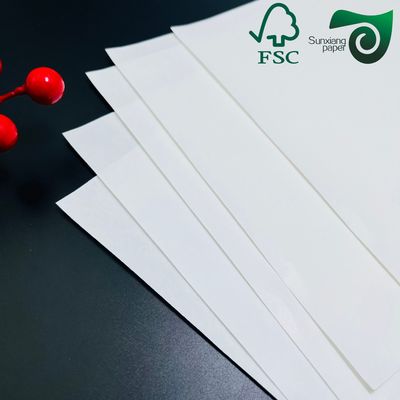 FSC 300gsm 350gsm 400gsm Density White Kraft Paper Sheets Specialized For Food Packaging