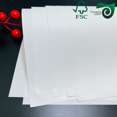 FSC 300gsm 350gsm 400gsm Density White Kraft Paper Sheets Specialized For Food Packaging