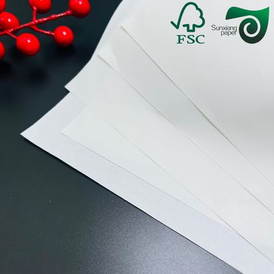FSC 300gsm 350gsm 400gsm Density White Kraft Paper Sheets Specialized For Food Packaging