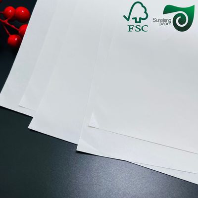 FSC Virgin White Kraft Paper Rolls Ideal For Paper Bag Manufacturing 150gsm 170gsm 190gsm