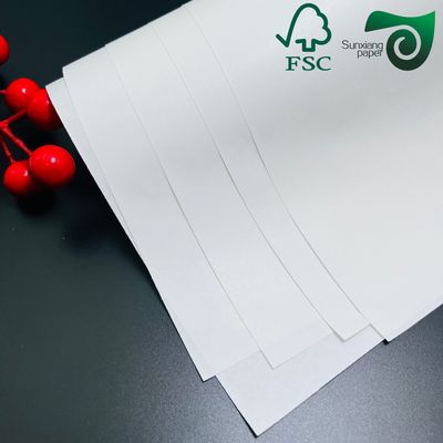 FSC  High Strength White Kraft Paper 170g  350g From Virgin Wood Pulp For Packaging FSC