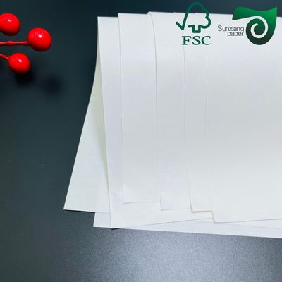 FSC Certified Virgin White Kraft Paper Rolls 24" 35"  150gsm 170gsm 190gsm  For Paper Bags