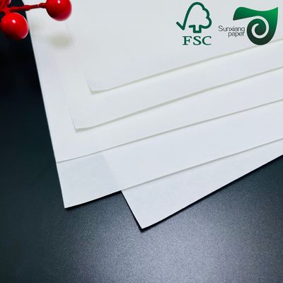 High Density White Kraft Paper Sheets Available In 300gsm 350gsm 400gsm Specifically Designed For Food Packaging