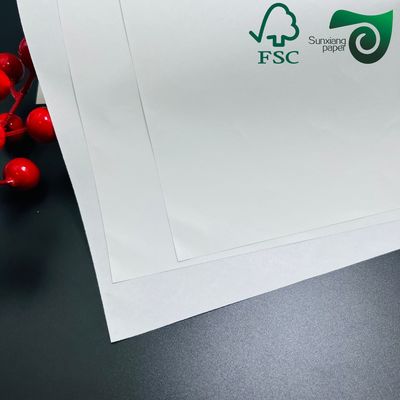 High Density White Kraft Paper Sheets Available In 300gsm 350gsm 400gsm Specifically Designed For Food Packaging