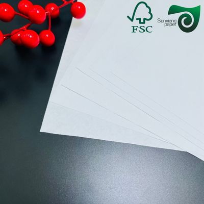 Premium FSC Certified Food Grade Bleached Wrapping Board Single Side Coated   High Stiffness