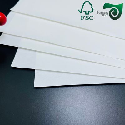 FSC Food Grade Virgin Kraft Board With White Top Coat For Chilled Beverage Packaging