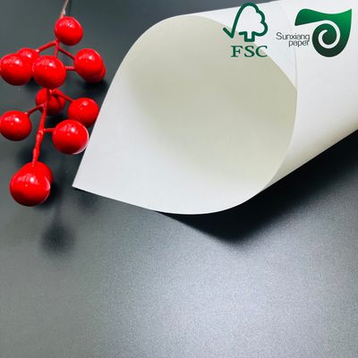 FSC  High Strength White Kraft Paper 170g  350g From Virgin Wood Pulp For Packaging FSC