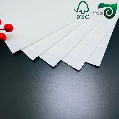 FSC Food Grade Virgin Kraft Board With White Top Coat For Chilled Beverage Packaging