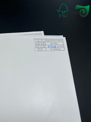 Premium Food Grade Bleached Wrapping Board High Stiffness Single  Side Coated For Packing FSC