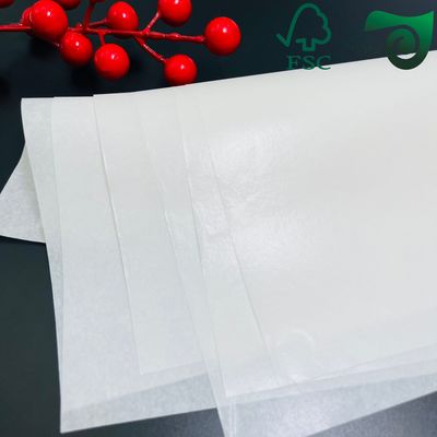 FSC Certified White Glassine Paper 60gsm 80gsm For Self Adhesive Stickers Labels