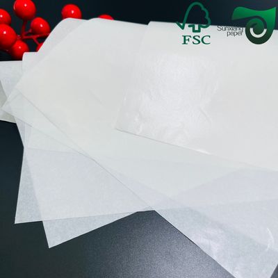 FSC 42gsm 45gsm Greaseproof Resistant Paper For Burger Food Packing