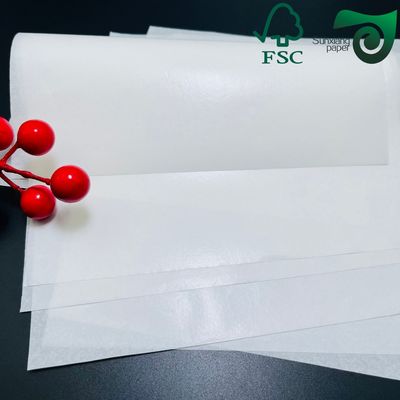 FSC 50gsm Food Grade Silicone Oil Paper Greaseproof High Temp Resistant Baking Paper