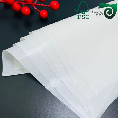 FSC 40gsm MG White Kraft Paper Food Grade Wrapping Packaging Paper For Middle East Market
