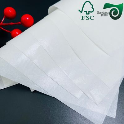 FSC 40gsm MG White Kraft Paper Food Grade Wrapping Packaging Paper For Middle East Market