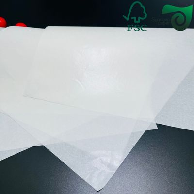 FSC 40gsm MG White Kraft Paper Food Grade Wrapping Packaging Paper For Middle East Market