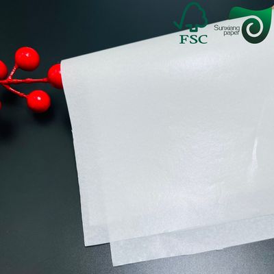 FSC 42gsm 45gsm Greaseproof Resistant Paper For Burger Food Packing
