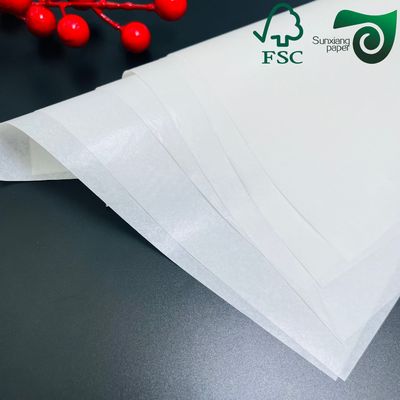FSC Certified Food Safe White Kraft Paper 60gsm 8g PE Coating  Ideal For Bread Bags