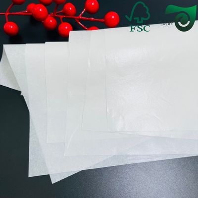 40gsm Food Grade White Kraft Greaseproof Hamburger Wrapping Paper