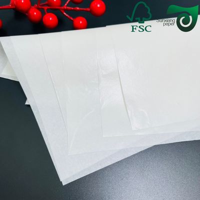 FSC Certified Greaseproof 40g Food Grade Sandwichs Hamburger Deli Wax Wrap Paper Print Ready
