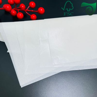 38gsm FSC Food Grade White Kraft Greaseproof Hamburger Wrapping Paper