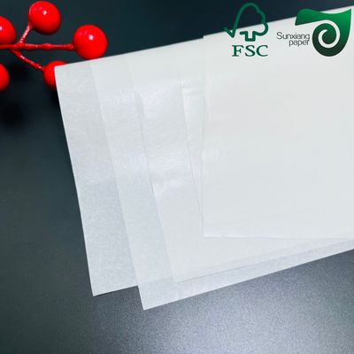FSC PFAS Free 45g  Greaseproof Food Wrapping Paper Kit7 Kit9 Global Food Contact Standards