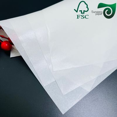 FSC PFAS Free 45g  Greaseproof Food Wrapping Paper Kit7 Kit9 Global Food Contact Standards