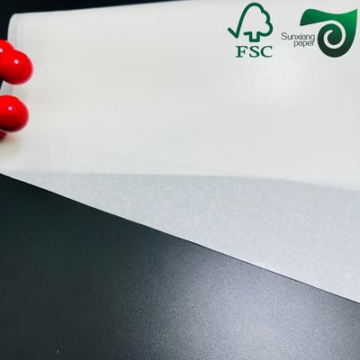 FSC PFAS Free 45gsm 50gsm Kit3 Kit7 Uncoated Food Wrapping Paper High Temperature Resistant