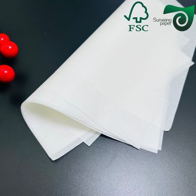 FSC  Eco Friendly Food Grade White Paper Waterproof Oilproof For Fried Foods