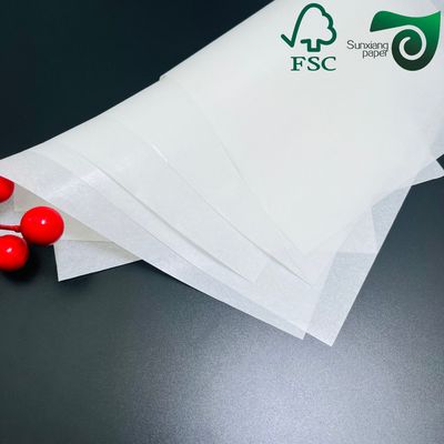 FSC Food Safe White Kraft Paper  40gsm With 10g PE Coating For Premium Food Packaging