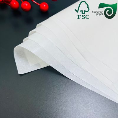 FSC Food Safe White Kraft Paper  40gsm With 10g PE Coating For Premium Food Packaging