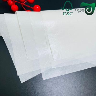 FSC MG White Kraft Paper  Food Grade  35gsm 40gsm Food Packaging Approved