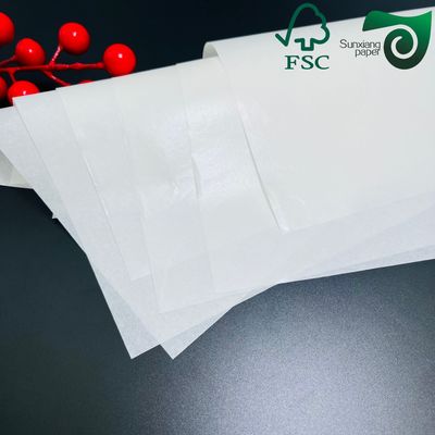 FSC 100gsm 120gsm Natural White Kraft Paper  For Grocery Shopping Bags Packaging
