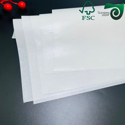 FSC 100gsm 120gsm Natural White Kraft Paper  For Grocery Shopping Bags Packaging