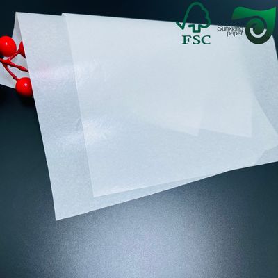 Single Sided PE Coated White Kraft Paper  Food Grade Waterproof Greaseproof Packaging Paper