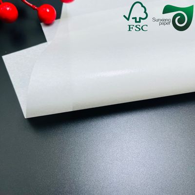 FSC 600mm Width Baking Wrapping Paper 25gsm 30gsm White Kraft Paper For Cake