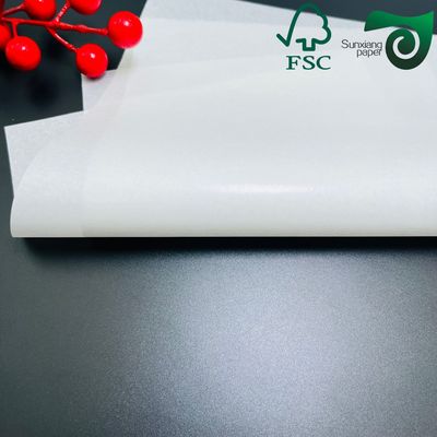 40g Weißes Kraftpapier mit 10g PE-Beschichtung, lebensmittelecht, für Lebensmittelverpackungen, FSC