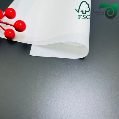 40g Weißes Kraftpapier mit 10g PE-Beschichtung, lebensmittelecht, für Lebensmittelverpackungen, FSC