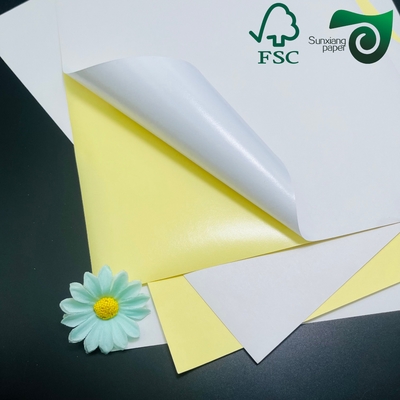 FSC Waterproof PET Printing Sticker Paper Glossy White Synthetic Paper Sheets