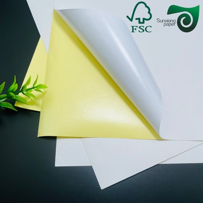 FSC High Gloss White C1S  Coated One Side  Art Paper  70gsm 80gsm For Product Labels