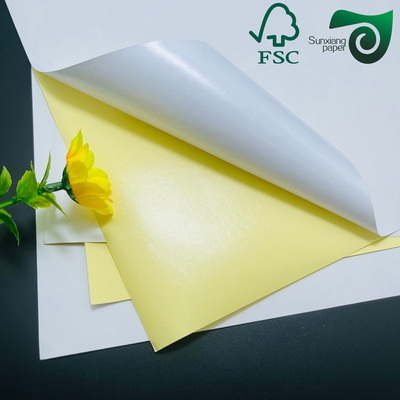 FSC High Gloss White C1S  Coated One Side  Art Paper  70gsm 80gsm For Product Labels