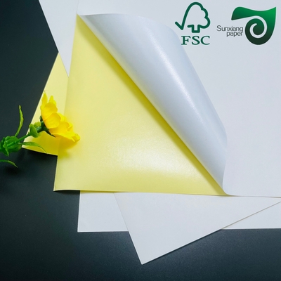 FSC 80gsm 90gsm One Side Coated Beverage Bottle Label Paper For Printing 37" 23"