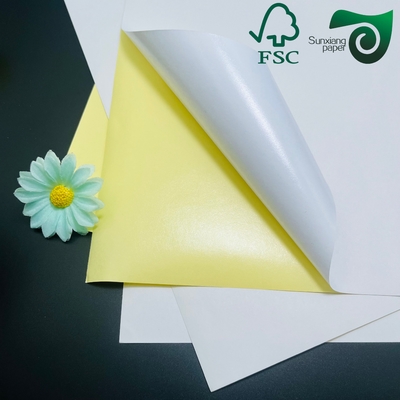 FSC 80gsm 90gsm One Side Coated Beverage Bottle Label Paper For Printing 37" 23"