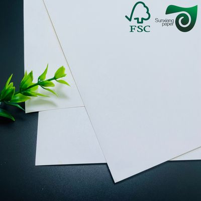 FSC 75gsm Wet Strength White Gloss Label Paper For Beverage Cold Chain Label Packaging