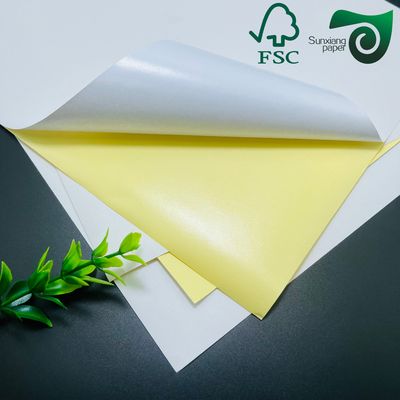 70gsm 80gsm Wet Strength Label Paper White Blank For Beverage Label Printing